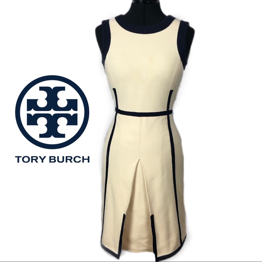 Tory Burch | Addis Sleeveless Trim Knit Dress